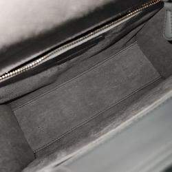 Dior Grey Leather Ultramatte Cannage Medium Lady Bag 