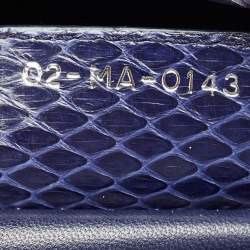 Dior Violet Python Large Lady Dior Tote