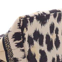 Dior Brown Mizza Small Canvas Embroidered Leopard DiorTravel Nomad Pouch
