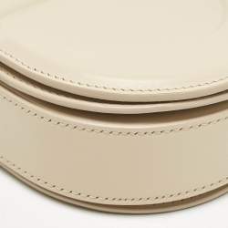 Dior Beige Leather CD Signature Flap Crossbody Bag