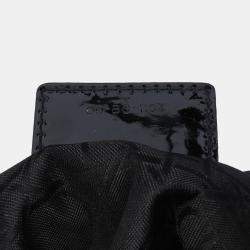 Dior Black Medium Patent Cannage Lady Dior