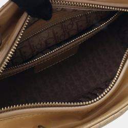 Dior Beige Medium Patent Cannage Lady Dior