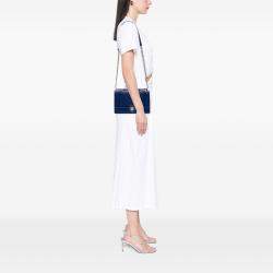 Dior Blue Medium Grained Calfskin Diorama Flap