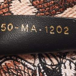 Pre Owned Dior Multicolor Embroidery Canvas Mini Toile De Jouy Book Tote Phone Bag