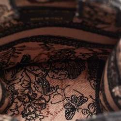 Pre Owned Dior Multicolor Embroidery Canvas Mini Toile De Jouy Book Tote Phone Bag