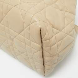 Dior Beige/Black Cannage Leather Medium Dior Toujours Tote