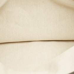 Dior Navy Blue Oblique Canvas Fold Over Clutch