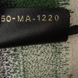 Dior Yellow Large Striped Book Tote