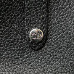 Dior Black Cactus Jack Mini Leather Saddle Crossbody
