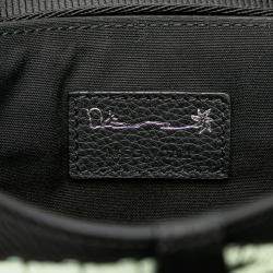 Dior Black Cactus Jack Mini Leather Saddle Crossbody