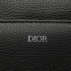 Dior Black Cactus Jack Mini Leather Saddle Crossbody