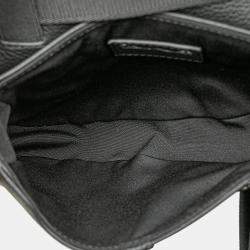 Dior Black Cactus Jack Mini Leather Saddle Crossbody