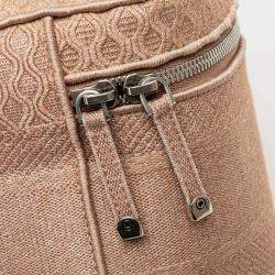Dior Pink Mesh Embroidered Diortravel Vanity Case