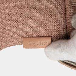 Dior Pink Mesh Embroidered Diortravel Vanity Case
