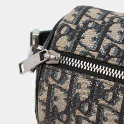 Dior Blue Oblique Roller Bag