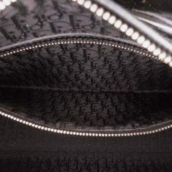 Dior Black Large Patent Cannage Lady Dior
