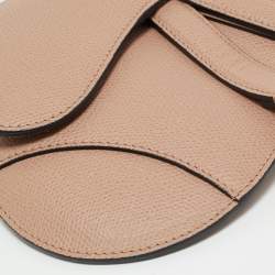 Dior Beige Leather Saddle Convertible Belt Bag