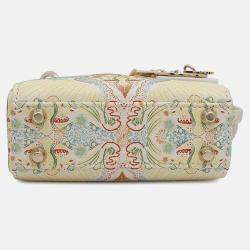 Dior Lady Dior Micro Multicolor Leather Top Handle Bag