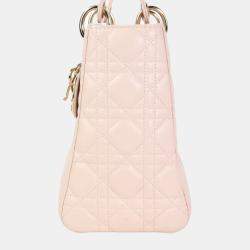 Christian Dior Lady Dior Pink Cannage Shoulder Bag 