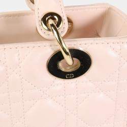  Christian Dior Lady Dior Pink Cannage Shoulder Bag 