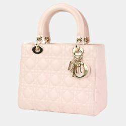  Christian Dior Lady Dior Pink Cannage Shoulder Bag 