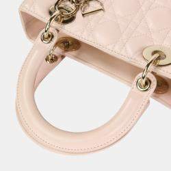  Christian Dior Lady Dior Pink Cannage Shoulder Bag 