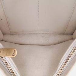 Dior White Small Lambskin Studded Diorama Crossbody