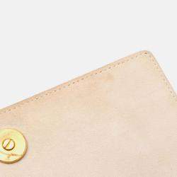 Dior White Small Lambskin Studded Diorama Crossbody
