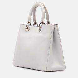 Dior Purple Medium Leather Diorissimo Satchel