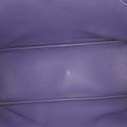 Dior Purple Medium Leather Diorissimo Satchel
