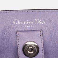 Dior Purple Medium Leather Diorissimo Satchel