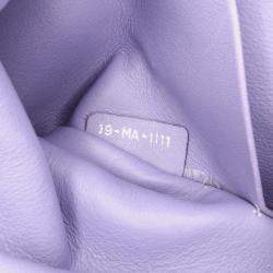 Dior Purple Medium Leather Diorissimo Satchel