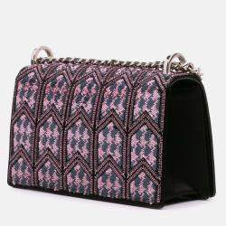 Dior Pink Small Sequin Embroidered Diorama Crossbody