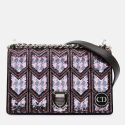 Dior Pink Small Sequin Embroidered Diorama Crossbody
