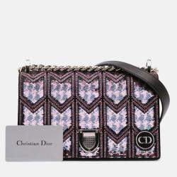 Dior Pink Small Sequin Embroidered Diorama Crossbody