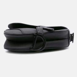 Dior Black Mini Ultra Matte Calfskin Saddle