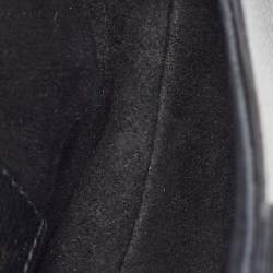 Dior Black Leather Mini Saddle Bag