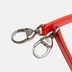 Dior Orange Medium Ultra Matte Calfskin Cannage Embossed Lady Dior