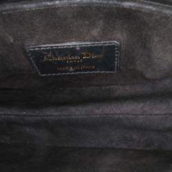 Dior Mini Leather Saddle Black Bag