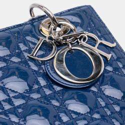 Medium Patent Cannage Lady Dior