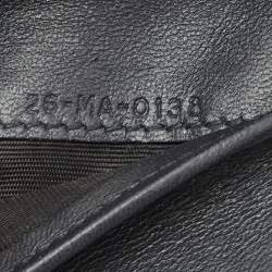 Dior Blue Patent Leather Diorama Trifold Compact Wallet
