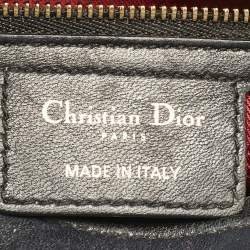 Dior Black Cannage Leather Medium Lady Dior Tote