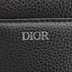 Dior Saddle Black Leather Shoulder Bag