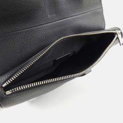 Dior Saddle Black Leather Shoulder Bag