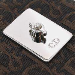 Dior Trotter Mini Brown Canvas Pouch Bag