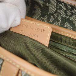 Christian Dior Green Trotter Saddle Handbag