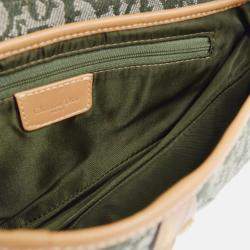 Christian Dior Green Trotter Saddle Handbag