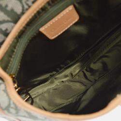 Christian Dior Green Trotter Saddle Handbag