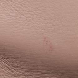 Pre Owned Dior Beige Cannage Leather Mini Lady Dior Tote