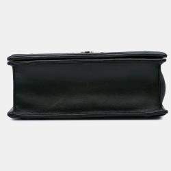 Dior Black Medium Lambskin Sequin Diorama Flap Shoulder Bag